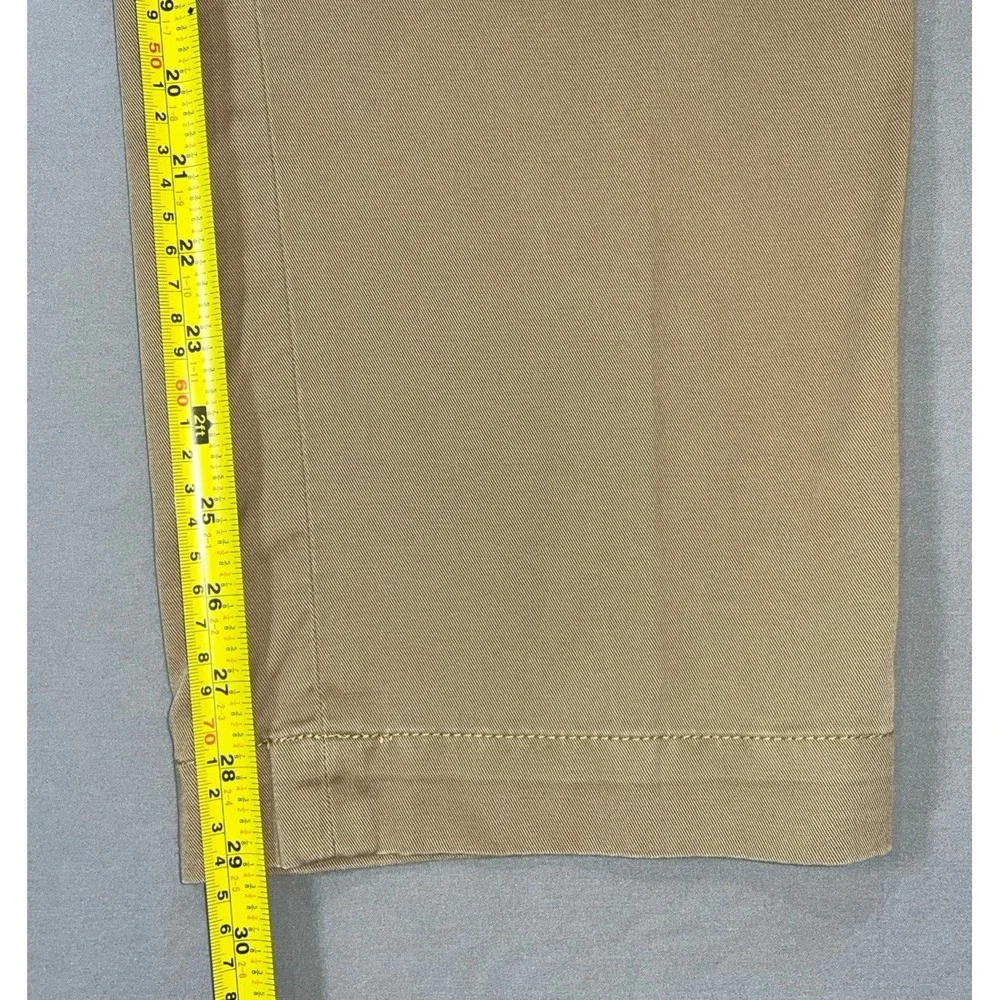 Polo Ralph Lauren Mens Classic Fit Chino Khaki Straight Leg Pants 35x30 Tan